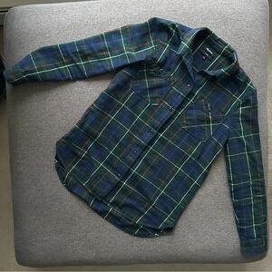 Madewell Plaid Flannel Long Sleeve Button Down Shirt Small